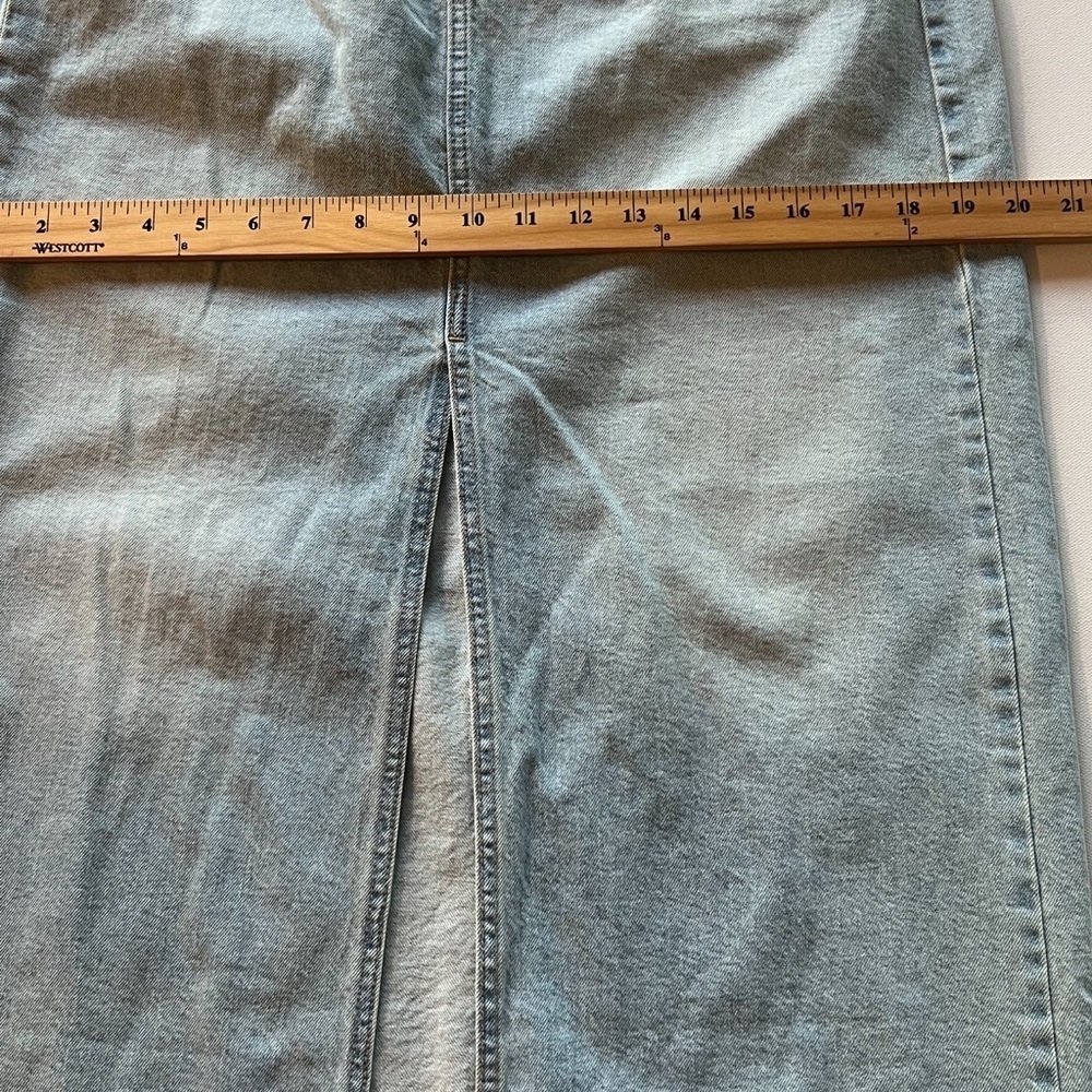 NWT Women's High-Rise Denim Maxi Skirt Universal Thread Medium Wash Size 8🔥🔥(L) - Picture 4 of 8